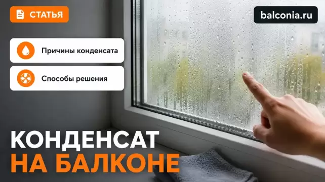 Конденсат на балконе: осмотр швов и примыканий